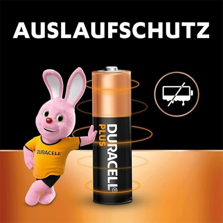Duracell LR6/AA (Mignon) (MN1500) batteri, 4 st. blister alkaliskt manganbatteri, 1,5 V