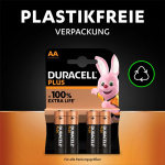 Duracell LR6/AA (Mignon) (MN1500) batteri, 4 st. blister alkaliskt manganbatteri, 1,5 V