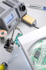 Fixpoint Digital lödstation EP5, 48 W digital lödkolvsats med stor, belyst LCD-display (60 x 30 mm) Fixpoint Digital lödstation EP5, 48 W digital lödkolvsats med stor, belyst LCD-display (60 x 30 mm)