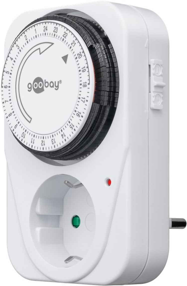 Goobay Set med 2, analog timer Lätt att använda en analog timer