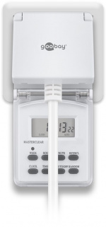 Goobay Set med 2, digital timer IP44 Lättanvänd digital timer