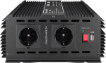 Goobay Spänningsomvandlare DC/AC (12 V - 230 V/3000 W) USB omvandlar 12 V DC till 230 V AC