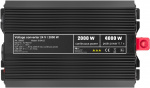 Goobay Spänningsomvandlare DC/AC (24 V - 230 V/2000 W) USB omvandlar 24 V DC till 230 V AC Goobay Spänningsomvandlare DC/AC (24 V - 230 V/2000 W) USB omvandlar 24 V DC till 230 V AC
