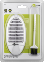 Goobay UV-LED-insektsdödare Elektrisk UV LED-insektsfälla för inomhusbruk Goobay UV-LED-insektsdödare Elektrisk UV LED-insektsfälla för inomhusbruk