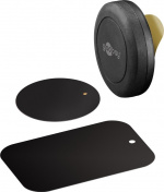 Goobay Universell magnetisk hållare, självhäftande För snabb och säker fastsättning av smartphones i bilen eller i hushållet