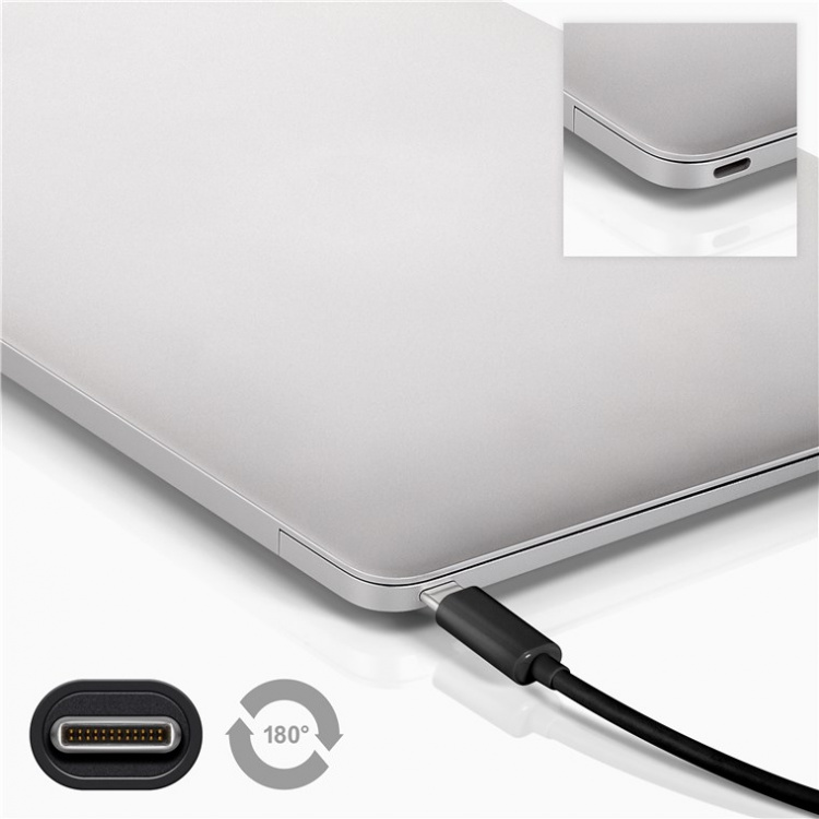 Goobay Sync & Charge SuperSpeed USB-C™-kabel (USB 3.2 Gen 1), USB-PD, 2 m USB-C™ plugg > USB-C™ plugg