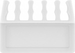 Goobay Kabelhantering 5 urtag, vit 2-pack för att ordna och fästa, avtagbar Goobay Kabelhantering 5 urtag, vit 2-pack för att ordna och fästa, avtagbar