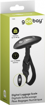 Goobay Digital väskvåg för en vikt på upp till 40 kg