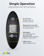 Goobay Digital väskvåg för en vikt på upp till 40 kg