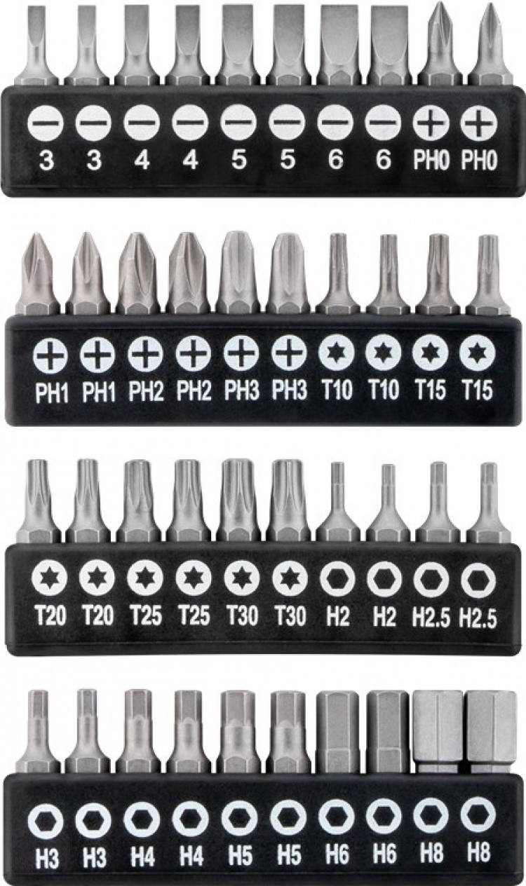 Goobay Skruvmejselbox med 58 delar verktygssats för all skruvning, montering och gör-det-själv-arbete