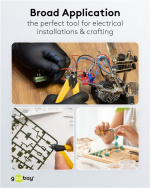 Fixpoint Precisionssidavbitare, 125 mm perfekt för elektriker och finmekaniker