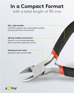 Goobay Sidavbitare, 110 mm perfekt för elektriker och finmekaniker