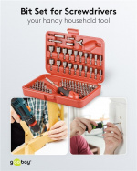 Fixpoint Bitssats, 113 delar bitsats för sladdlösa skruvmejslar och spärrnycklar Fixpoint Bitssats, 113 delar bitsats för sladdlösa skruvmejslar och spärrnycklar
