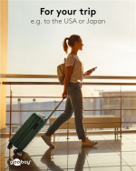 Goobay Nätadapter US, svart uttag med skyddsjord (typ F, CEE 7/3) > Amerikansk/japansk kontakt (typ B, NEMA 5-15, 3-polig)