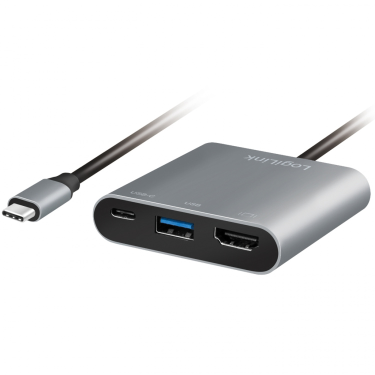 LogiLink USB-C -> HDMI/USB-A/USB-C PD 4K/60Hz