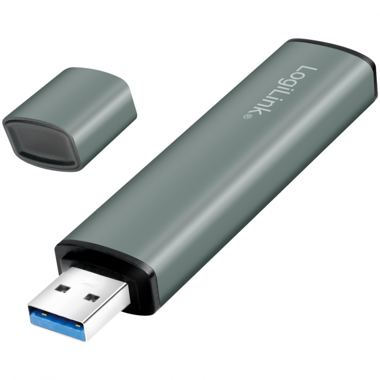 LogiLink USB-hub (USB 3.2 Gen2) Minneskortsläsare/USB-A