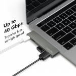 LogiLink Dual USB 3.2 Gen2x2-hub 4-portar PD 100W
