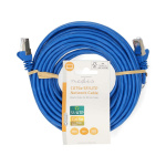Nedis CAT5e Netwerkkabel | SF/UTP | RJ45 Male | RJ45 Male | 10.0 m | Rond | PVC | Blauw | Label