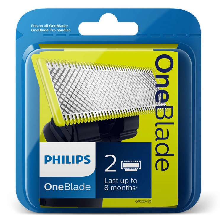Philips QP220/50 Reserve Scheermes OneBlade (QP25xx) / OneBlade Pro (QP65xx) 2 stuks Philips QP220/50 Reserve Scheermes OneBlade (QP25xx) / OneBlade Pro (QP65xx) 2 stuks