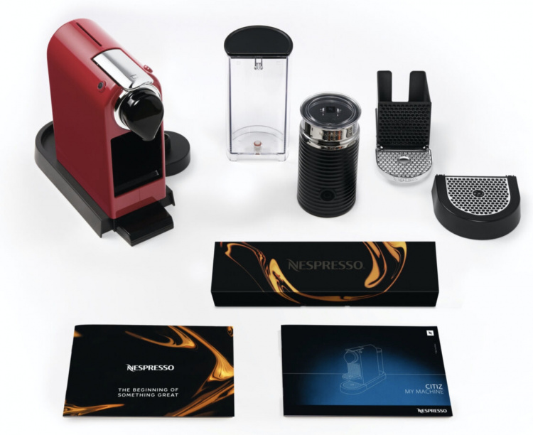 Krups Nespresso Citiz & Milk Kapselmaskin, Röd