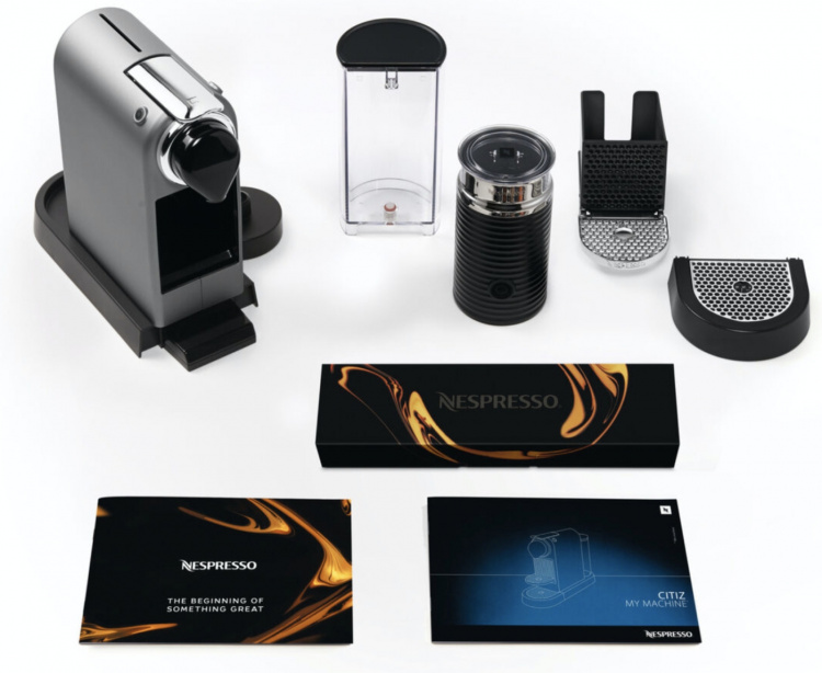 Krups Nespresso Citiz & Milk Kapselmaskin, Silver