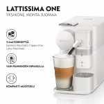 DeLonghi Nespresso Lattissima One Evo Kapselmaskin, Vit