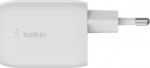 Belkin Boost Charge Pro Dual Port USB-C GaN 65 W PD 3.0 -verkkovirtalaturi, valkoinen Belkin Boost Charge Pro Dual Port USB-C GaN 65 W PD 3.0 -verkkovirtalaturi, valkoinen