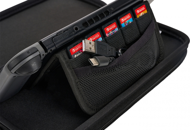 PowerA Slim Case Charcoal beschermhoes, Nintendo Switch