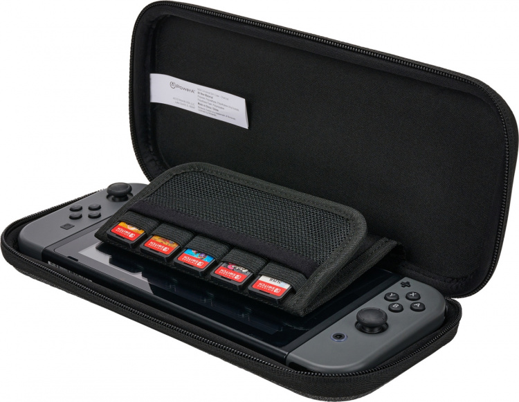 PowerA Slim Case Charcoal beschermhoes, Nintendo Switch