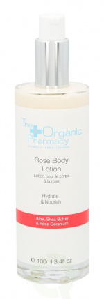 The Organic Pharmacy Rose Body Lotion 100 ml Aloe, Shea Butter & Rose Geranium