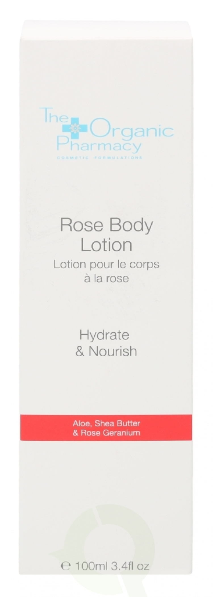 The Organic Pharmacy Rose Body Lotion 100 ml Aloe, Shea Butter & Rose Geranium