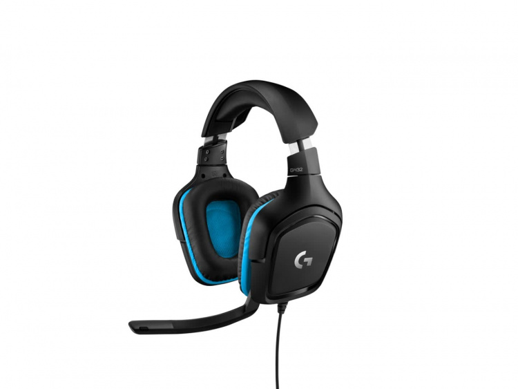 Logitech G432 Gaming Headset Leatherette, Black