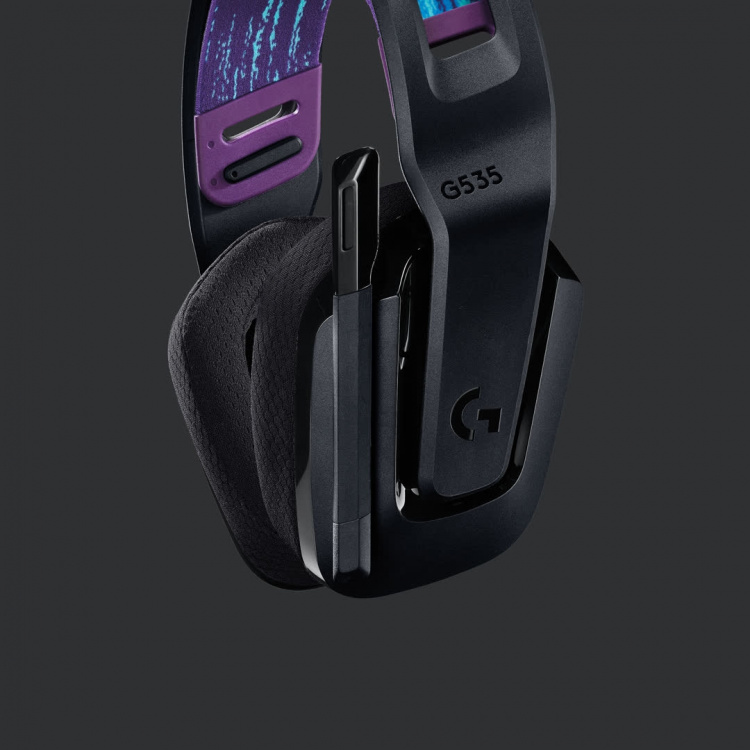 Logitech G535 LIGHTSPEED draadloze gamingheadset, zwart Logitech G535 LIGHTSPEED draadloze gamingheadset, zwart