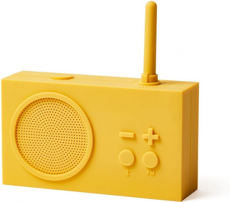 Lexon Tykho3 FM-radio met Bluetooth, Kleur: Geel Lexon Tykho3 FM-radio met Bluetooth, Kleur: Geel