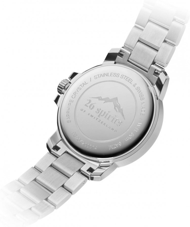26 Spirits The Silver Swan armbandsur, 42 mm