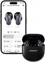 Bose QuietComfort Ultra hörlurar, svarta