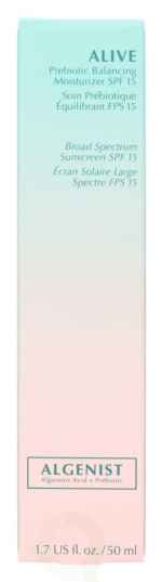 Algenist Alive Prebiotic Balancing Moisturizer SPF15 50 ml