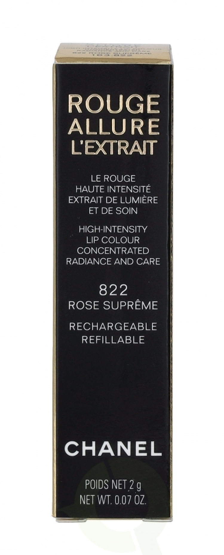 Chanel Rouge Allure L\'Extrait High-Intensity Lip Colour 2 gr 822 Rose Supreme