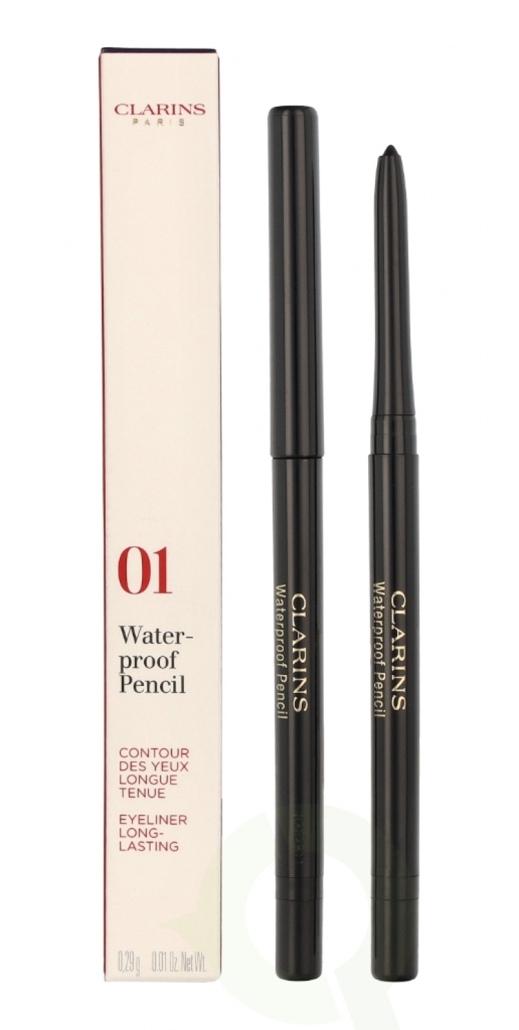 Clarins Waterproof Long Lasting Eyeliner Pencil 0.29 gr #01 Black Tulip