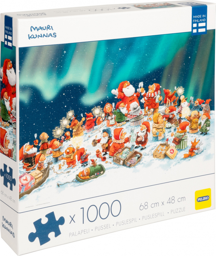 Mauri Kunnas julpussel, 1000 bitar