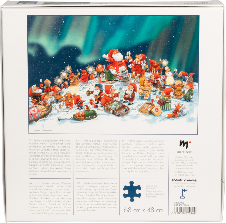 Mauri Kunnas julpussel, 1000 bitar