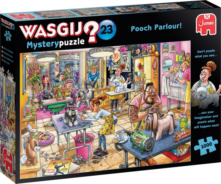 Wasgij Mystery 23 Pooch Parlor Mystery Pussel 1000 bitar