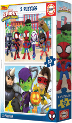Educa Spidey & His Amazing Friends-pussel, 2x20 bitar