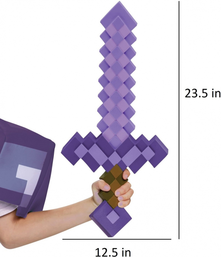 Minecraft leksakssvärd, lila Minecraft leksakssvärd, lila