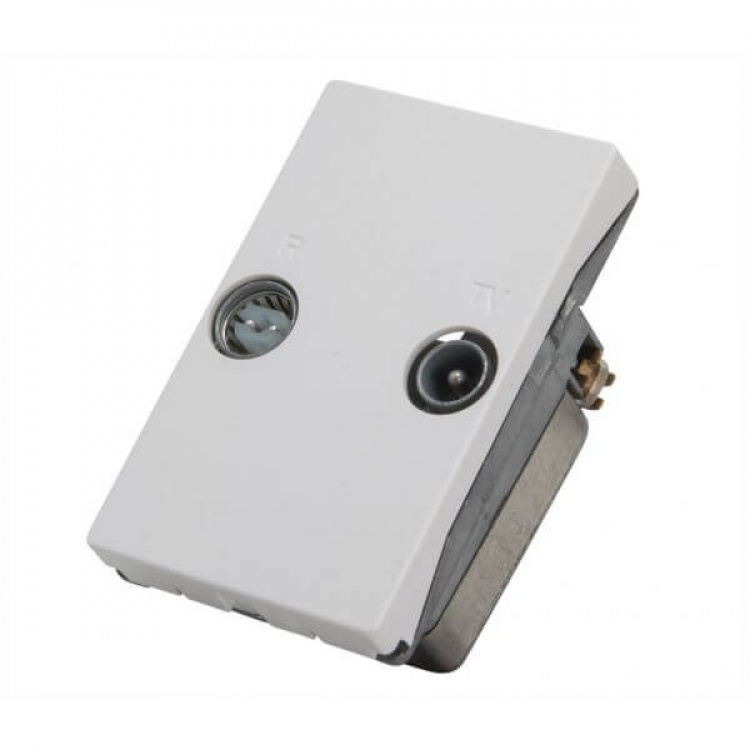 Triax Vägguttag FM/TV TD 260E Vit