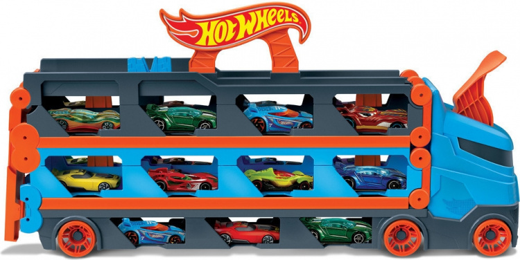 Hot Wheels City Speedway Hauler Truck Hot Wheels City Speedway Hauler Truck