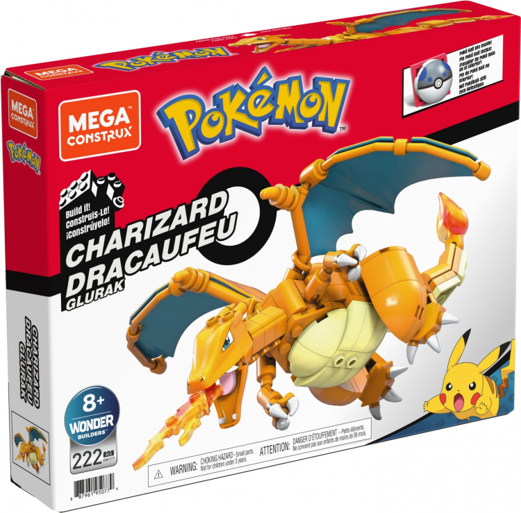 Mega Pokemon Charizard - Byggsats Mega Pokemon Charizard - Byggsats