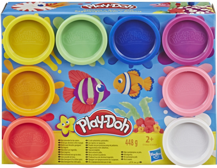 PLAY-DOH modelleringsvax, regnbågsfärger