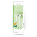 Nedis Coaxkabel | IEC (Coax) Male | IEC (Coax) Female | Vernikkeld | 120 dB | 75 Ohm | Viervoudig Afgeschermd | 3.00 m | Rond | PVC | Wit | Doos Nedis Coaxkabel | IEC (Coax) Male | IEC (Coax) Female | Vernikkeld | 120 dB | 75 Ohm | Viervoudig Afgeschermd | 3.00 m | Rond | PVC | Wit | Doos