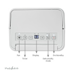 Nedis Luchtontvochtiger | 10 l/Dag | Ontvochtiging / Automatisch / Was drogen / Ventilatie | Ja | 100 m³/h Nedis Luchtontvochtiger | 10 l/Dag | Ontvochtiging / Automatisch / Was drogen / Ventilatie | Ja | 100 m³/h